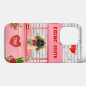 pekingese Dog Valentijnsdag Kissing Booth Case-Mate iPhone Case (Achterkant (horizontaal))