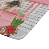 pekingese Dog Valentijnsdag Kissing Booth Snijplank (Hoek)