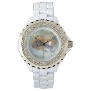 Pekingese Duo Horloge