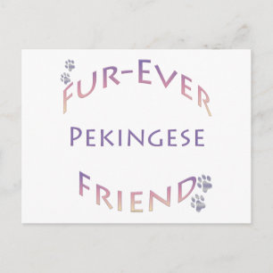 Pekingese Furever Briefkaart