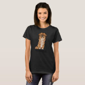 Pekingese Gekke Hond T-shirt (Voorkant volledig)