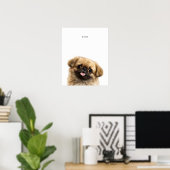 Pekingese gepersonaliseerde print (Thuiskantoor)