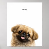 Pekingese gepersonaliseerde print (Voorkant)