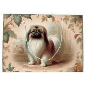 Pekingese geschenktas Groot Cadeauzakje (Achterkant)