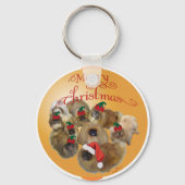 Pekingese Group Ornament Sleutelhanger (Voorkant)