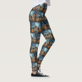 Pekingese Halloween Griezelig Leggings (Rechts)
