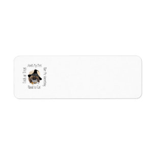 Pekingese Halloween Retouradreslabels Etiket