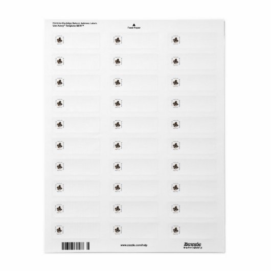 Pekingese Halloween Return Address Labels (Full Sheet)