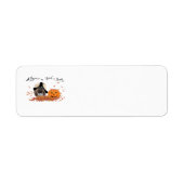 Pekingese Halloween Return Address Labels (Voorkant)