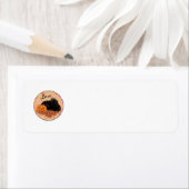 Pekingese Halloween Return Address Labels (Insitu)