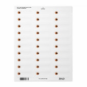 Pekingese Halloween Return Address Labels (Full Sheet)