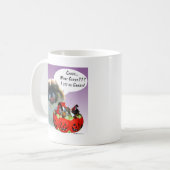 Pekingese Halloween Snoep Koffiemok (Voorkant links)