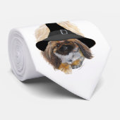 Pekingese Halloween Stropdas (Opgerold)