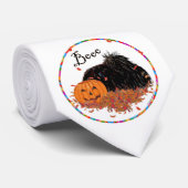 Pekingese Halloween Stropdas (Opgerold)