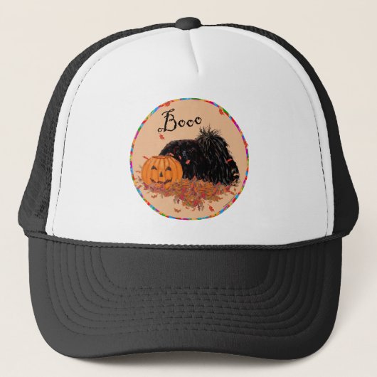 Pekingese Halloween Trucker Pet (Voorkant)