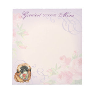 Pekingese Heart mama Notitieblok