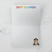 Pekingese Heks Halloween Kaart (Binnen)