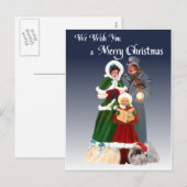 Pekingese Holiday Design Feestdagenkaart (Voorkant / Achterkant)