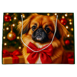 Pekingese Holiday  Groot Cadeauzakje