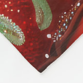 Pekingese Hond Kerstfeest Fleece Deken (Hoek)