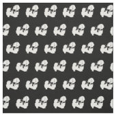 Pekingese Hond Silhouet Huisdier Stof (Swatch)