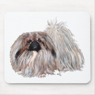 Pekingese Hond Staand Muismat