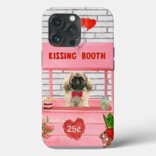 Pekingese hond Valentijnsdag Kusstand Case-Mate iPhone Case