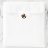 Pekingese Hond Zakenman Hart Sticker (Tas)