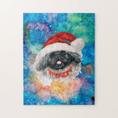 Pekingese hondenras Kerstmis Legpuzzel (Verticaal)