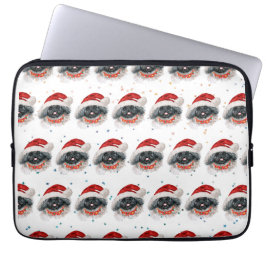 Pekingese hondenras Kerststerren Laptop Sleeve