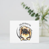 Pekingese IAAM Briefkaart (Staand voorkant)