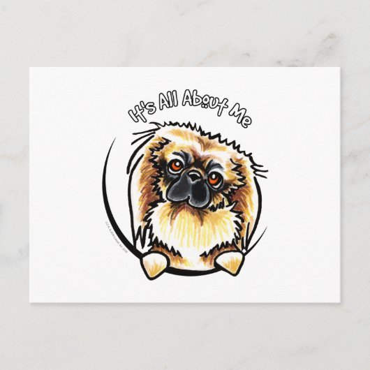 Pekingese IAAM Briefkaart (Voorkant)
