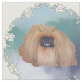 Pekingese Ijsprinses Stof (Close Up)