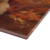 Pekingese in Herfstbladeren Herfst Inspire Snijplank (Hoek)