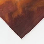 Pekingese in herfstbladeren vallen inspireren fleece deken (Hoek)