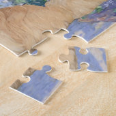 Pekingese in lavendel legpuzzel (Zijkant)