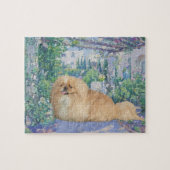 Pekingese in Lavender Legpuzzel (Horizontaal)