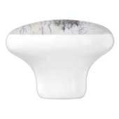 Pekingese Keramische Knop (Zijkant)