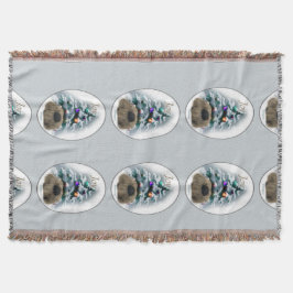 Pekingese kerst deken