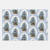 Pekingese kerst inpakpapier vel (Voorkant 2)