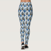 Pekingese kerst leggings (Achterkant)