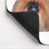 Pekingese kerst muismat (Hoek)