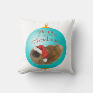 Pekingese Kerst Ornament Kussen