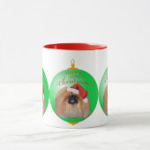 Pekingese Kerst Ornament Mok (Midden)