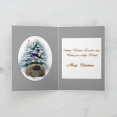 Pekingese kerstcadeaus feestdagen kaart (Binnen)