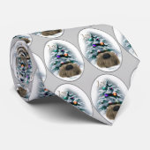 Pekingese kerstcadeaus stropdas (Opgerold)