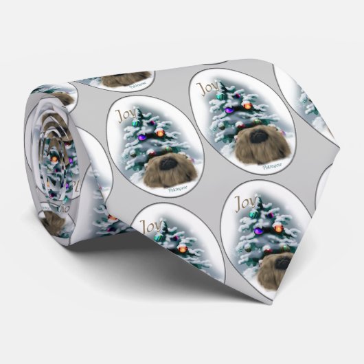 Pekingese kerstcadeaus stropdas (Opgerold)