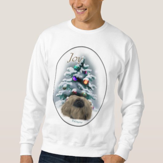 Pekingese kerstcadeaus trui (Voorkant)