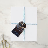 Pekingese Kerstfeest Seizoen Cadeaulabel (Met Touw)