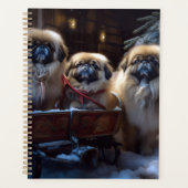 Pekingese Kerstfeest Seizoen Planner (Voorkant)
